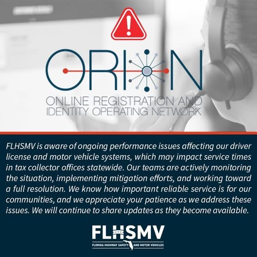 ORION outage graphic